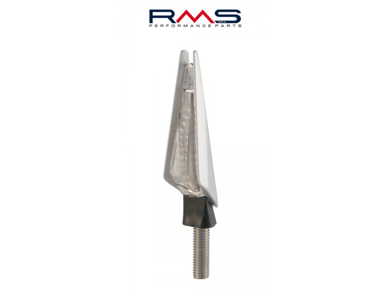 Semnal RMS 246480391 silver look, transparent lens E-mark