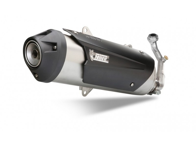 Sistem de evacuare complet 1x1 MIVV - C.SU.0011.K Stainless Steel catalysed muffler
