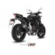 Sistem de evacuare complet 2x1 MIVV GP Y.045.LXB Steel Black d105