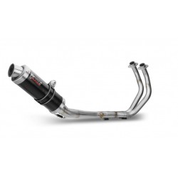 Sistem de evacuare complet 2x1 MIVV GP Y.045.LXB Steel Black d105 Sistem de evacuare complet 2x1 MIVV GP Y.045.LXB Steel Black d105