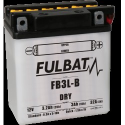 Baterie conventionala FULBAT FB3L-B  (YB3L-B) include electrolit Baterie conventionala FULBAT FB3L-B  (YB3L-B) include electrolit