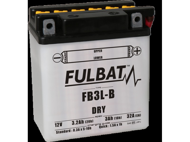 Baterie conventionala FULBAT FB3L-B (YB3L-B) include electrolit Baterie conventionala FULBAT FB3L-B (YB3L-B) include electrolit