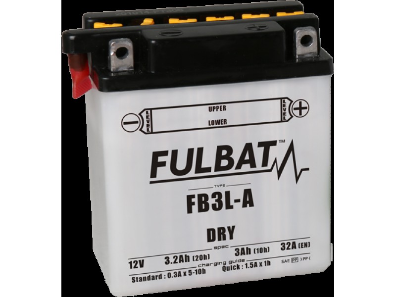 Baterie conventionala FULBAT FB3L-A (YB3L-A) include electrolit Baterie conventionala FULBAT FB3L-A (YB3L-A) include electrolit