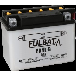 Baterie conventionala FULBAT FB4L-B  (YB4L-B) include electrolit Baterie conventionala FULBAT FB4L-B  (YB4L-B) include electrolit