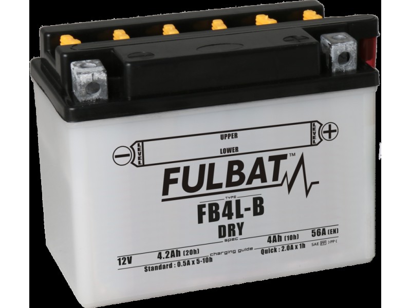 Baterie conventionala FULBAT FB4L-B  (YB4L-B) include electrolit