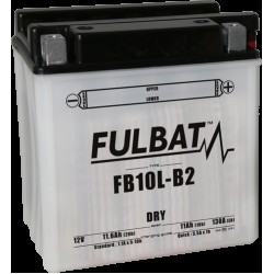 Baterie conventionala FULBAT FB10L-B2  (YB10L-B2) include electrolit Baterie conventionala FULBAT FB10L-B2  (YB10L-B2) include electrolit