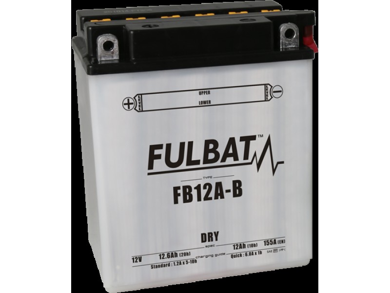 Baterie conventionala FULBAT FB12A-B (YB12A-B) include electrolit Baterie conventionala FULBAT FB12A-B (YB12A-B) include electrolit