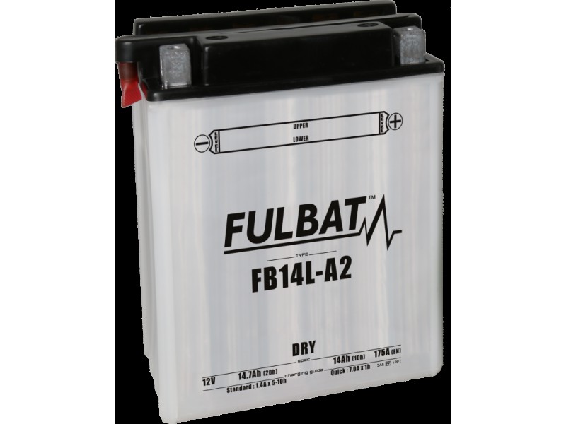 Baterie conventionala FULBAT FB14L-A2 (YB14L-A2) include electrolit Baterie conventionala FULBAT FB14L-A2 (YB14L-A2) include electrolit