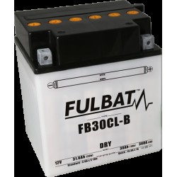 Baterie conventionala FULBAT FB30CL-B  (YB30CL-B) include electrolit Baterie conventionala FULBAT FB30CL-B  (YB30CL-B) include electrolit