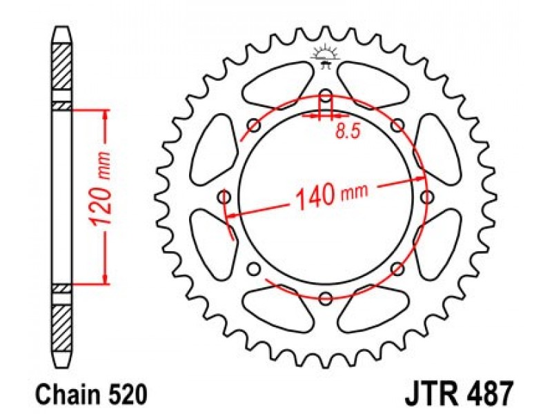 Foaie spate JT JTR 487-45 45T, 520 Foaie spate JT JTR 487-45 45T, 520