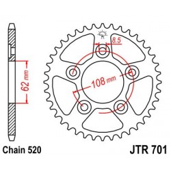 Foaie spate JT JTR 701-38 38T, 520 Foaie spate JT JTR 701-38 38T, 520
