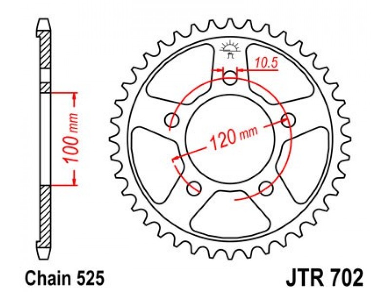 Foaie spate JT JTR 702-45 45T, 525 Foaie spate JT JTR 702-45 45T, 525