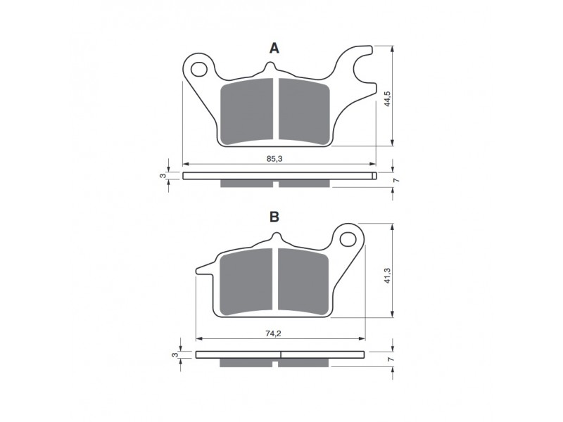 Placute de frana GOLDFREN 336 S3 Placute de frana GOLDFREN 336 S3