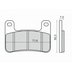 Placute de frana RMS 225102960 organic Placute de frana RMS 225102960 organic