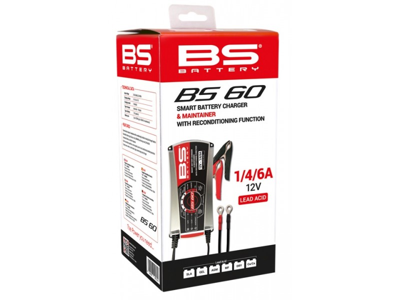 Incarcator de baterii BS-BATTERY PRO SMART BS60 12V 1/4/6A
