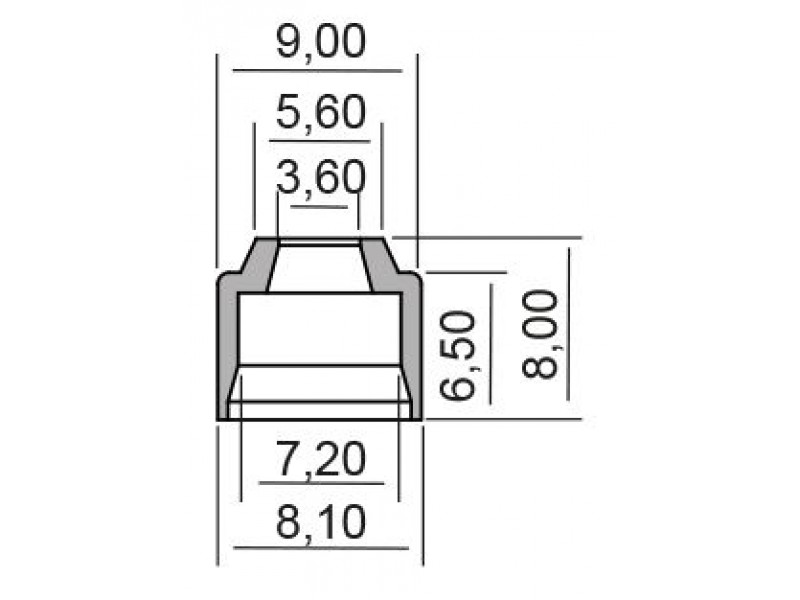 Oil seal RMS 100669320 valve stem