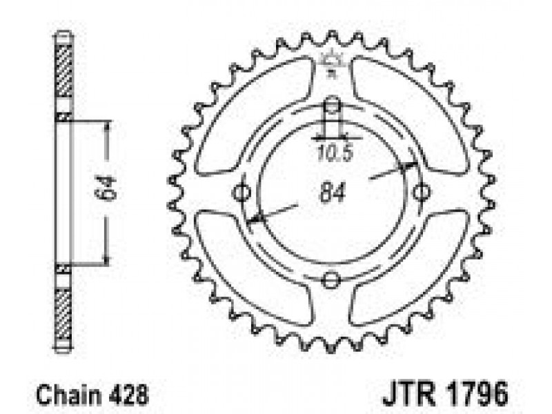 Foaie spate JT JTR 1796-51 51T, 428 Foaie spate JT JTR 1796-51 51T, 428