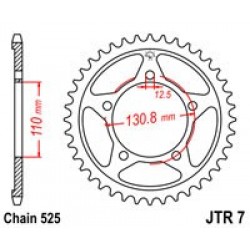 Foaie spate JT JTR7-45 45 dinti Foaie spate JT JTR7-45 45 dinti