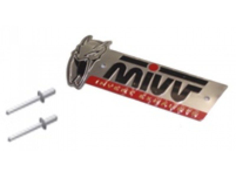 Logo plaque + 2 rivets MIVV 50.73.306.1