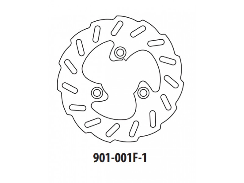 Disc de frana GOLDFREN 901-001F-1 fata 190 mm