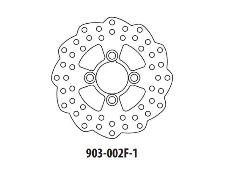 Disc de frana GOLDFREN 903-002F-1 fata 180,5 mm