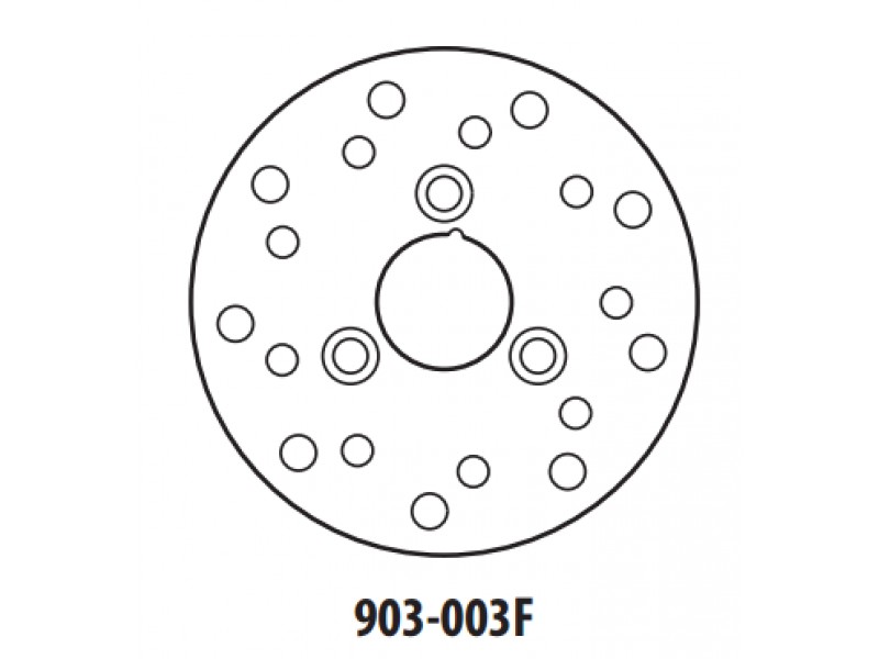 Disc de frana GOLDFREN 903-003F fata 155 mm