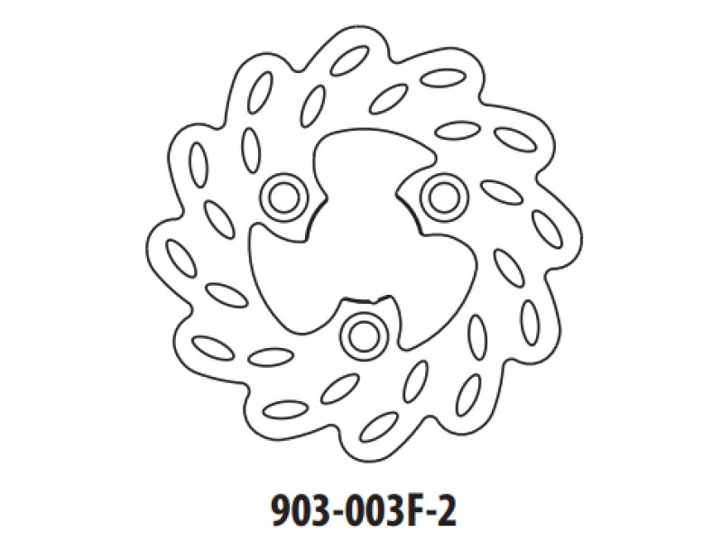 Disc de frana GOLDFREN 903-003F-2 fata 155 mm