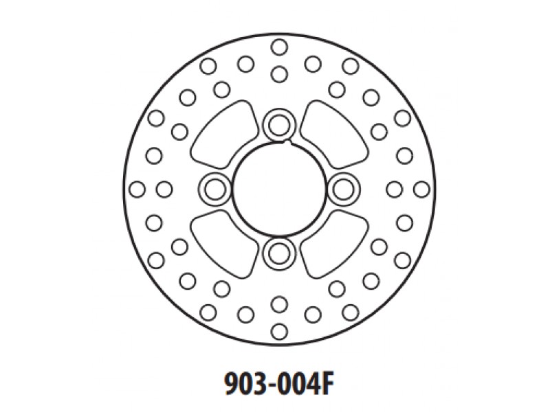Disc de frana GOLDFREN 903-004F fata 160,6 mm