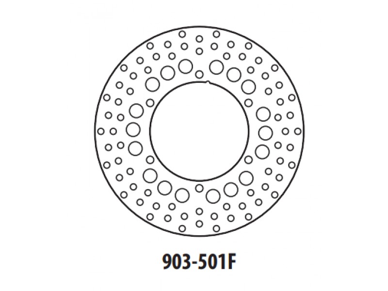 Disc de frana GOLDFREN 903-501F fata 245 mm Disc de frana GOLDFREN 903-501F fata 245 mm