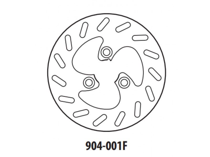 Disc de frana GOLDFREN 904-001F fata 180 mm