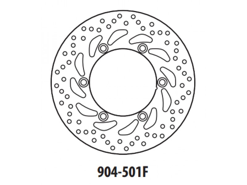 Disc de frana GOLDFREN 904-501F fata 260 mm