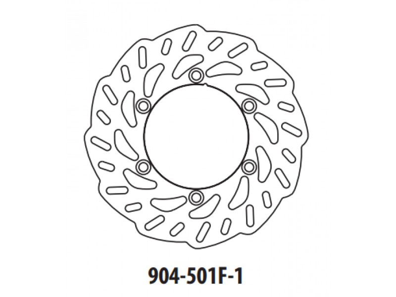 Disc de frana GOLDFREN 904-501F-1 fata 260 mm