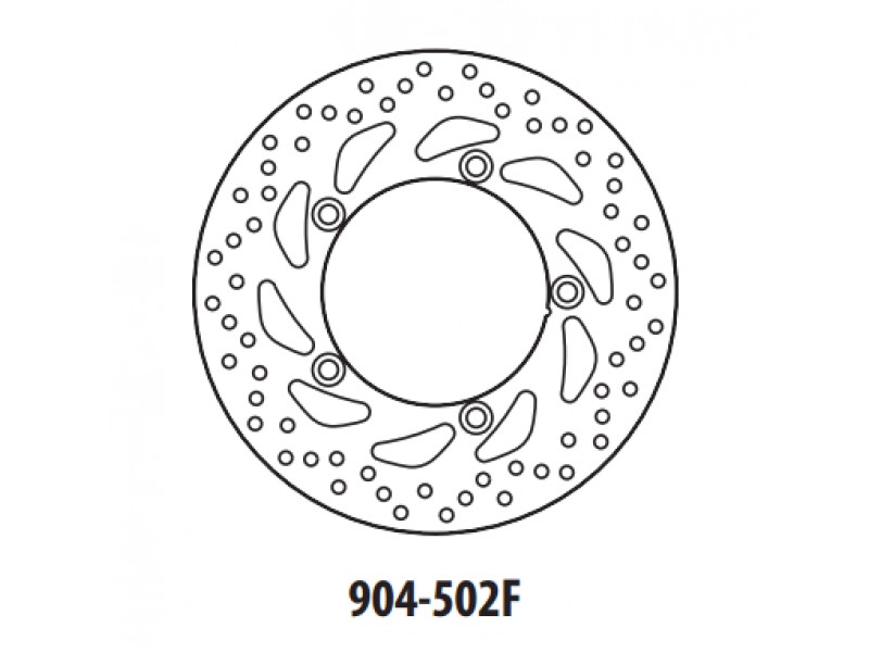 Disc de frana GOLDFREN 904-502F fata 260 mm