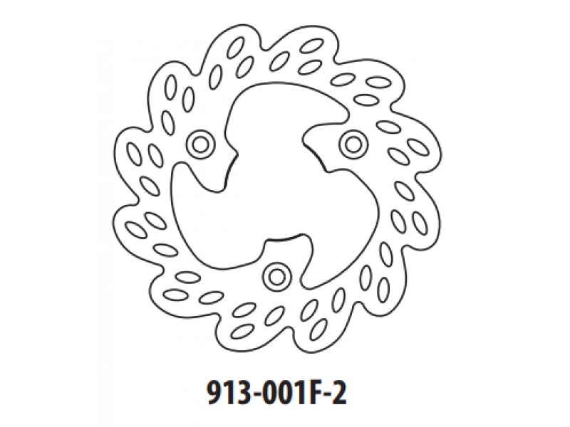 Disc de frana GOLDFREN 913-001F-2 fata 190 mm