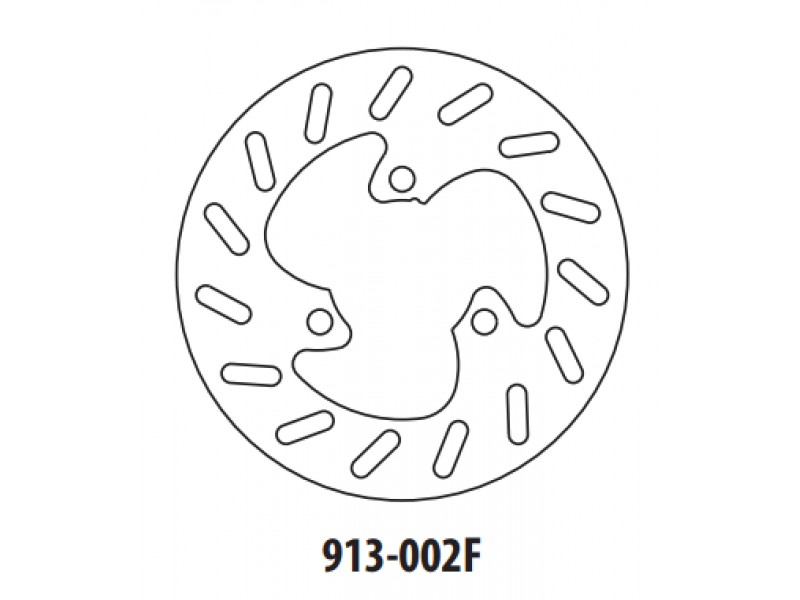 Disc de frana GOLDFREN 913-002F fata 190 mm
