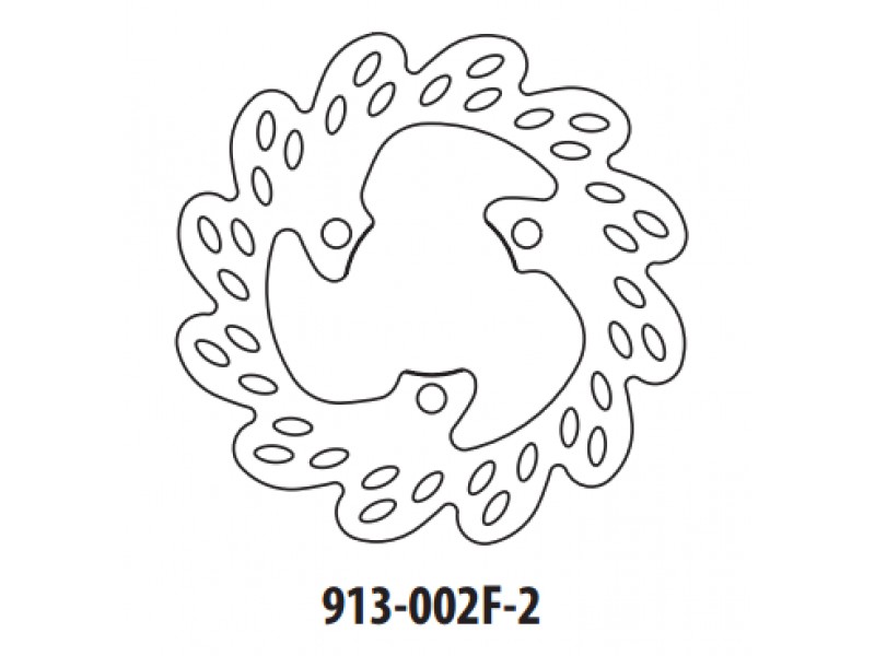 Disc de frana GOLDFREN 913-002F-2 fata 190 mm