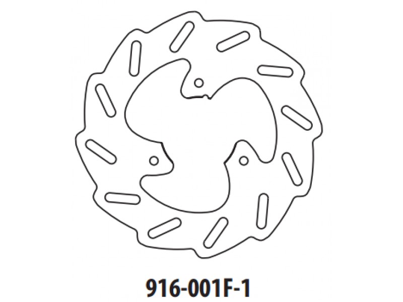 Disc de frana GOLDFREN 916-001F-1 fata 190 mm Disc de frana GOLDFREN 916-001F-1 fata 190 mm