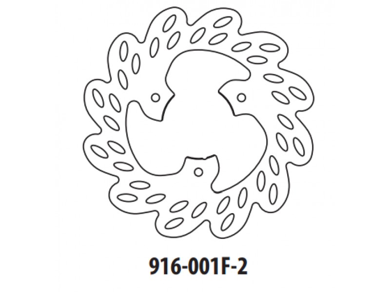 Disc de frana GOLDFREN 916-001F-2 fata 190 mm Disc de frana GOLDFREN 916-001F-2 fata 190 mm