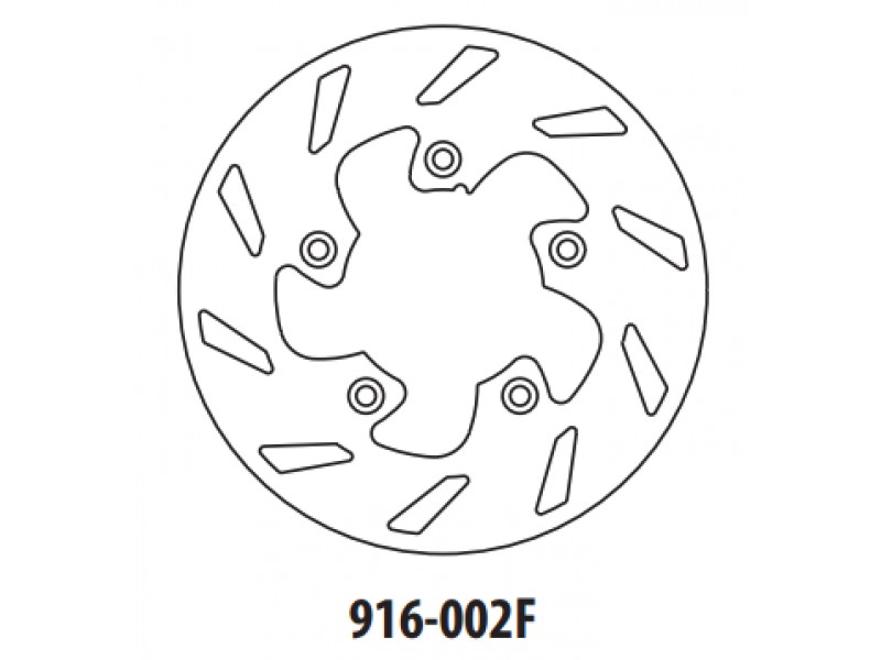 Disc de frana GOLDFREN 916-002F fata 173,5 mm Disc de frana GOLDFREN 916-002F fata 173,5 mm