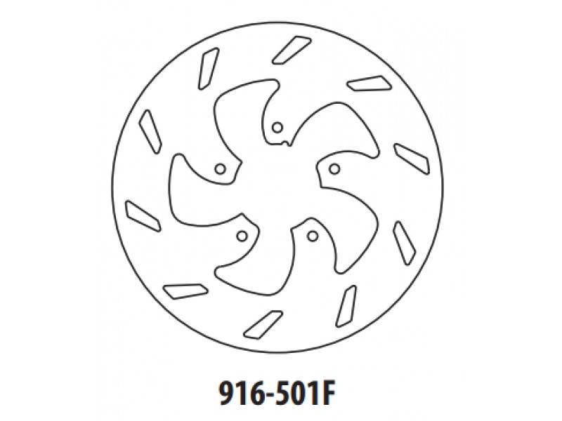 Disc de frana GOLDFREN 916-501F fata 220 mm