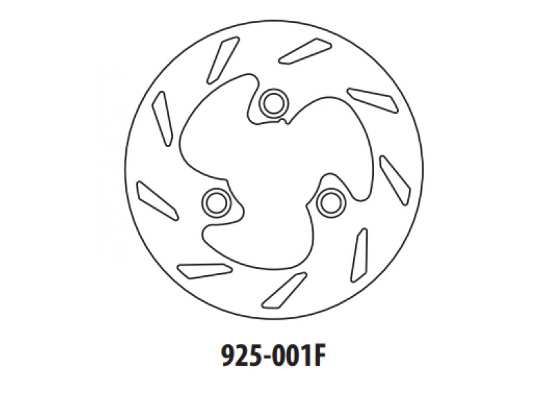 Disc de frana GOLDFREN 925-001F fata 180 mm
