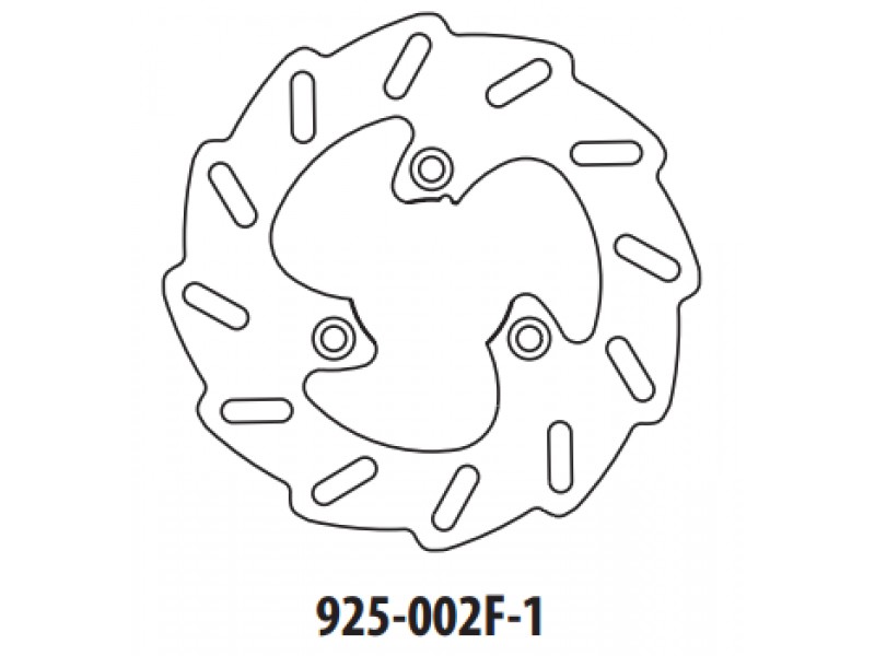 Disc de frana GOLDFREN 925-002F-1 fata 190 mm