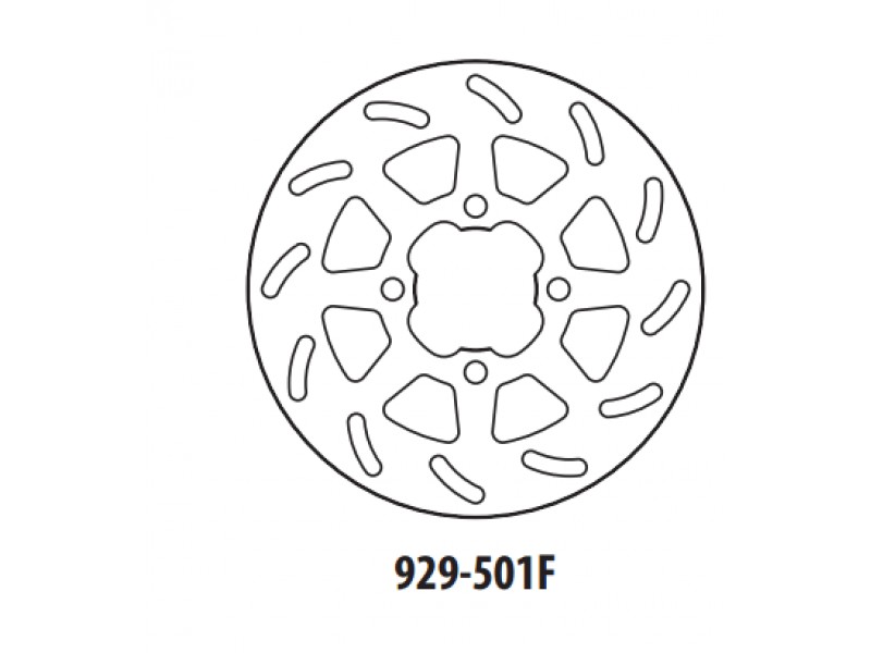 Disc de frana GOLDFREN 929-501F fata 220 mm Disc de frana GOLDFREN 929-501F fata 220 mm