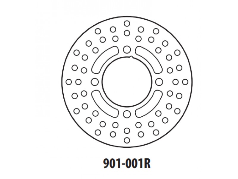 Disc de frana GOLDFREN 901-001R spate 190,7 mm Disc de frana GOLDFREN 901-001R spate 190,7 mm