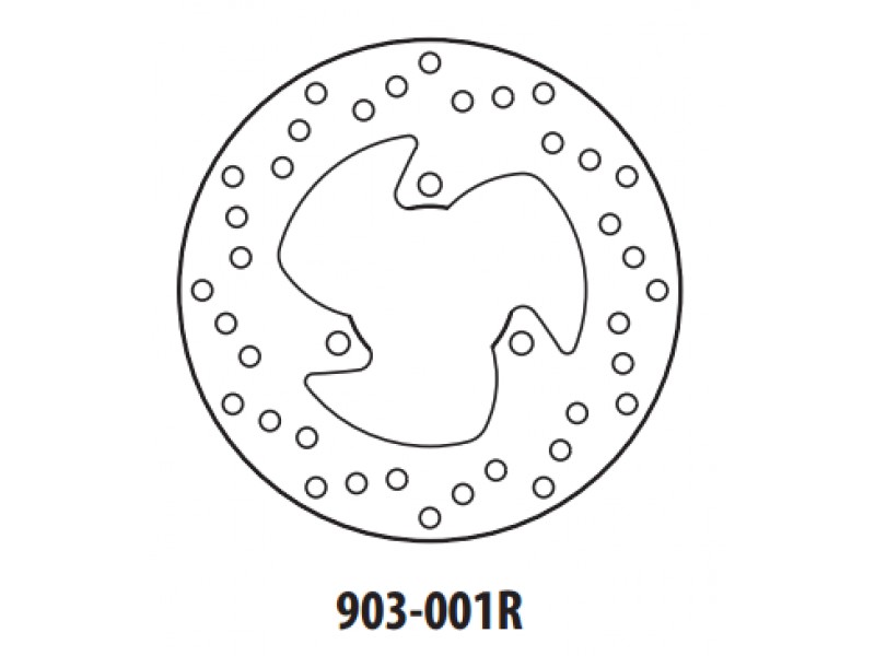 Disc de frana GOLDFREN 903-001R spate 190 mm Disc de frana GOLDFREN 903-001R spate 190 mm