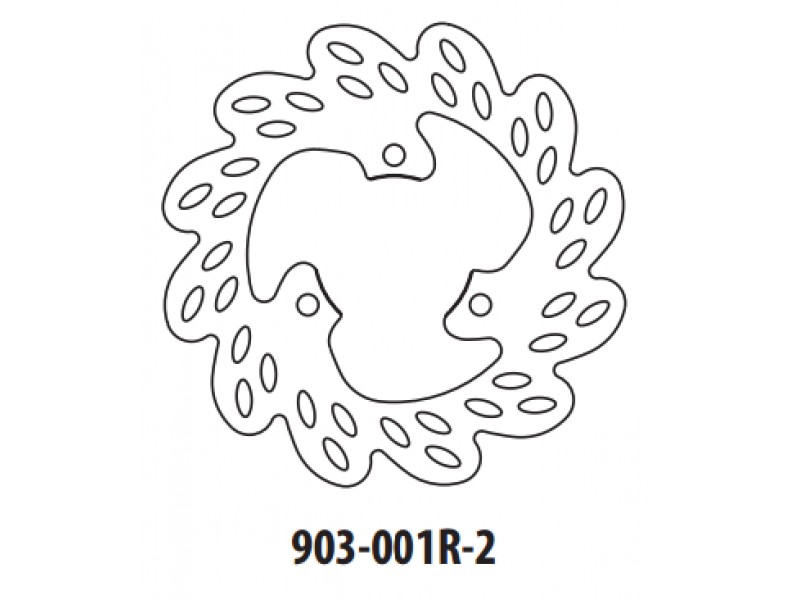 Disc de frana GOLDFREN 903-001R-2 spate 190 mm Disc de frana GOLDFREN 903-001R-2 spate 190 mm