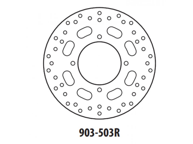 Disc de frana GOLDFREN 903-503R spate 240 mm