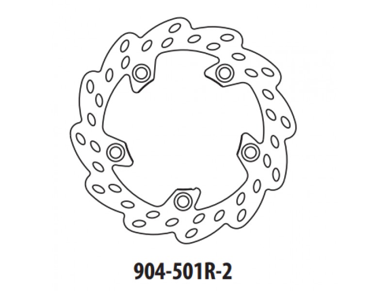 Disc de frana GOLDFREN 904-501R-2 spate 210 mm
