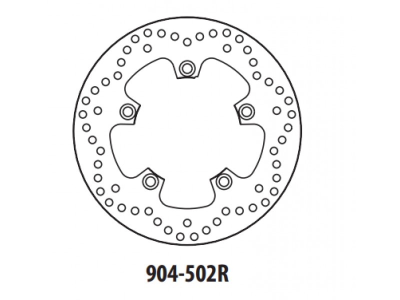 Disc de frana GOLDFREN 904-502R spate 250 mm