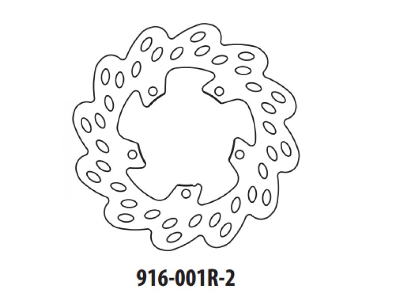 Disc de frana GOLDFREN 916-001R-2 spate 175 mm Disc de frana GOLDFREN 916-001R-2 spate 175 mm